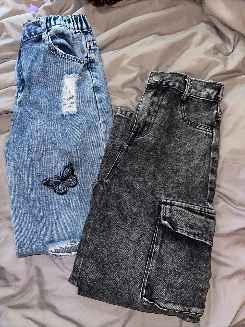 SHEIN soft denim